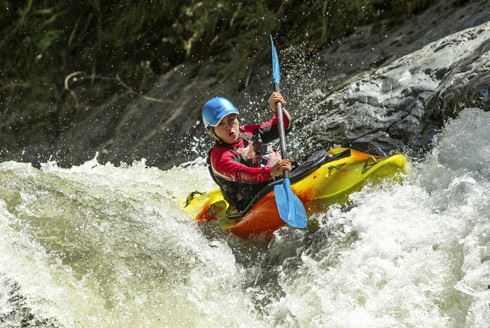 Person Kayaking